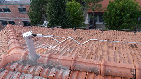 Progettazione e realizzazione linea vita in condominio della Provincia di Bologna