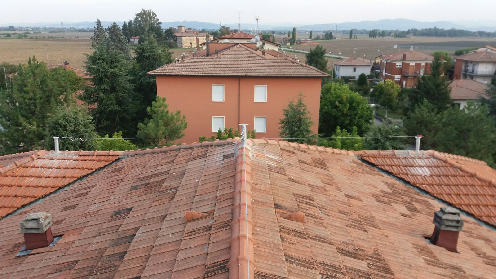 Progettazione e realizzazione linea vita in condominio della Provincia di Bologna