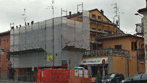 Rifacimento e rinforzo strutturale della facciata di un condominio a Riale di Zola Predosa